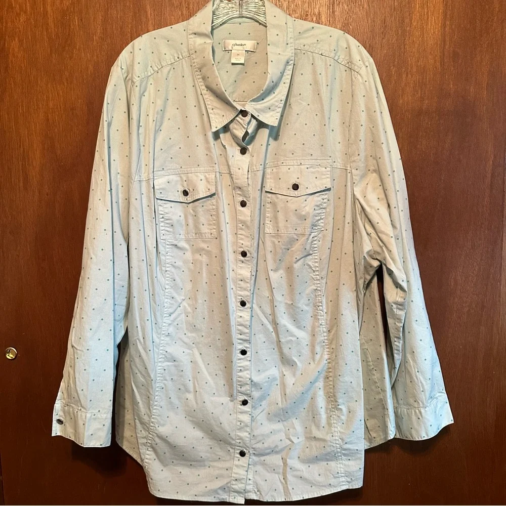 CJ Banks Button Down - Picture 1 of 4